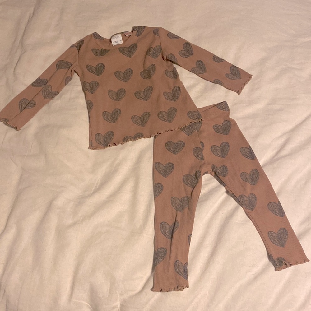 Heart Zara set